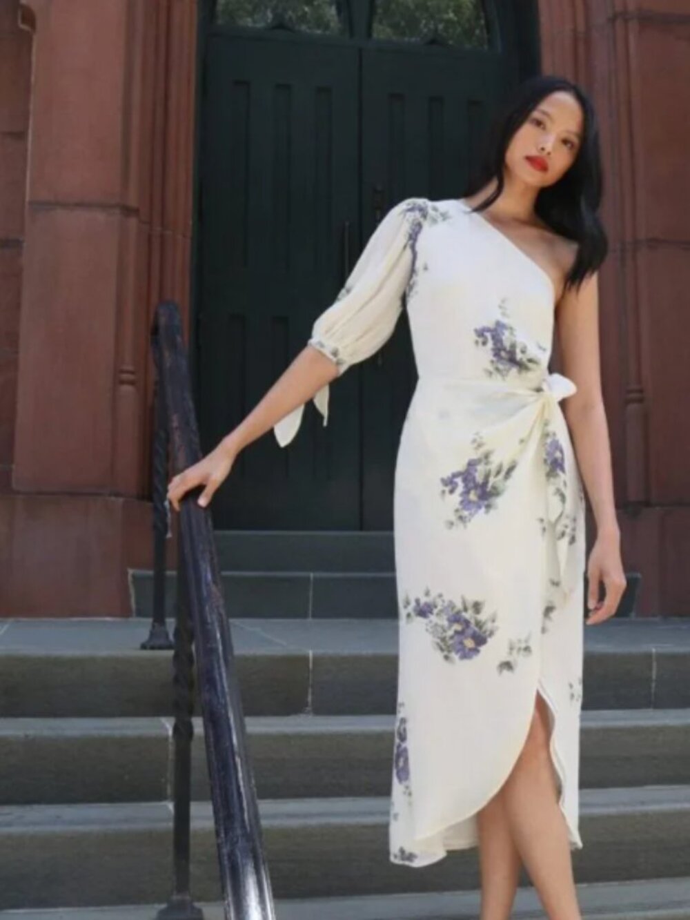 Reformation One-Shoulder Dress